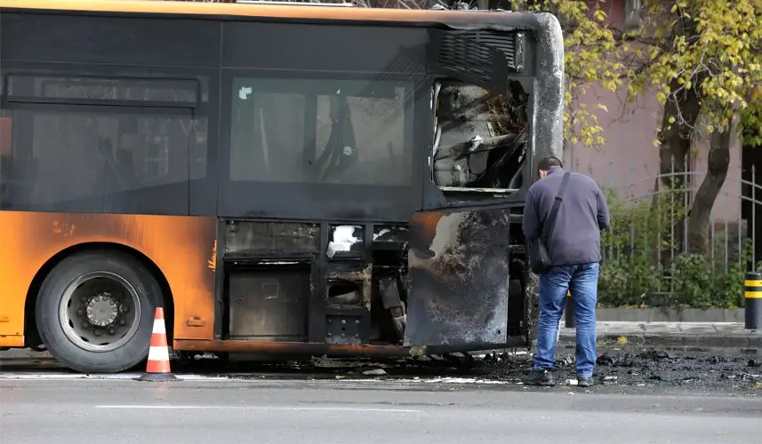 Bus accidents in Chicago.
